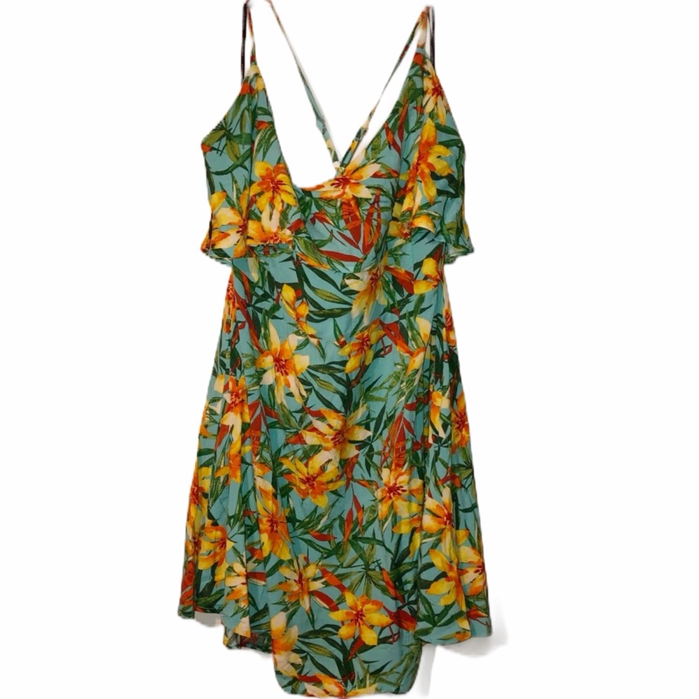 🌻3/$25 🆕 Plus Size Tropical Dress